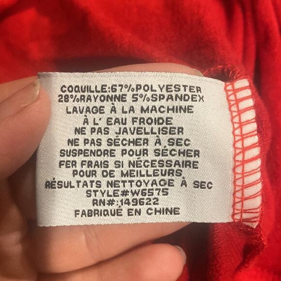 Walter Baker Sandrine Dress, Scarlet Red Cut Out XL - Picture 5 of 6